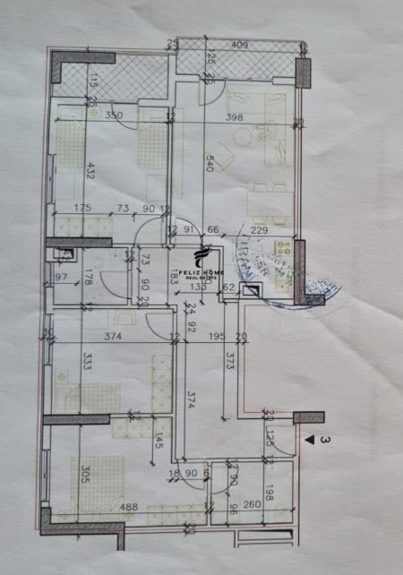 Tirane, shitet apartament 3+1 Kati 5, 145 m² 333.500 € (RRUGA E DURRESIT)