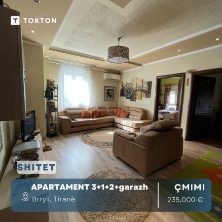 Tirane, shitet apartament 3+1+Ballkon Kati 5, 110 m² 235.000 € (brryl)