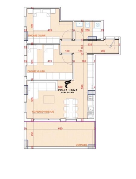 Tirane, shitet apartament 1+1 Kati 4, 82 m² 124.000 € (ASTIR)
