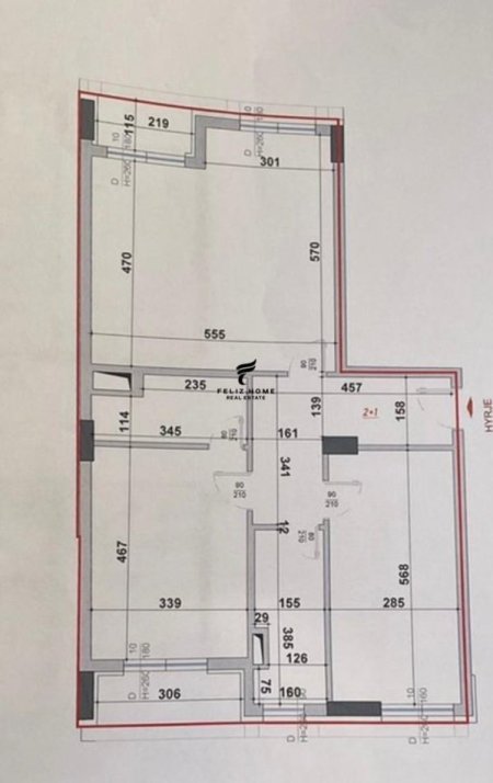 Tirane, shitet apartament 2+1+Ballkon Kati 4, 124 m² 198.500 € (BULEVARDI I RI)