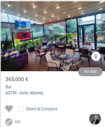 Tirane, shitet lokal Kati 0, 100 m² 365.000 € (ASTIR)