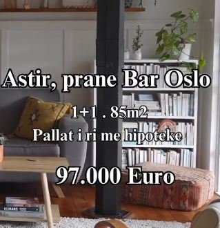 Tirane, shitet apartament 1+1 , 85 m² 97.000 € (Astir)