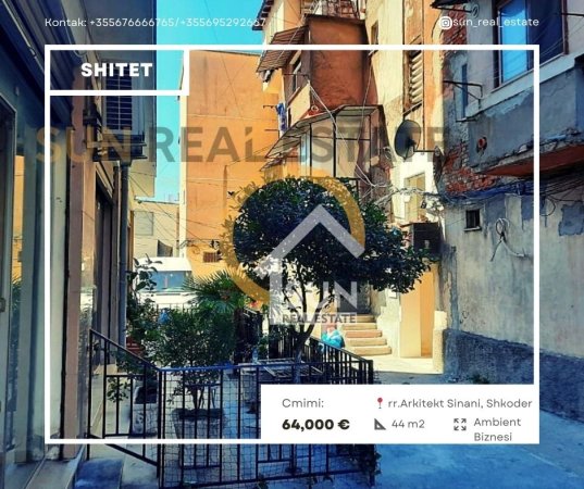 Shkoder, shitet ambjent biznesi Kati 0, 44 m² 64.000 € (RR. ARKITEKT SINANI, PARRUCE)