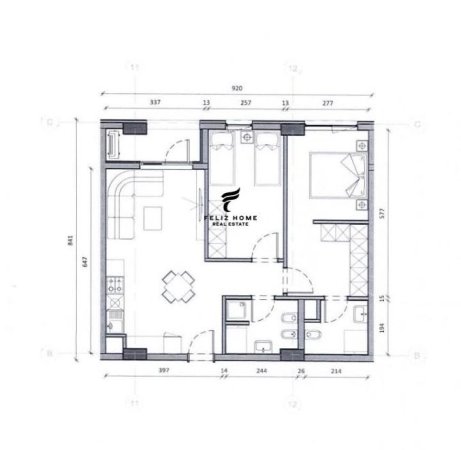 Tirane, shitet apartament 2+1+Ballkon Kati 6, 88 m² 132.900 € (ALI DEMI)