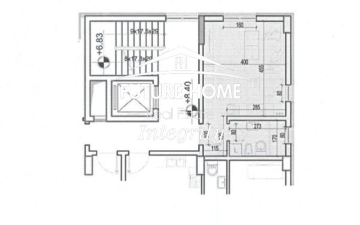 Tirane, shitet garsonier Kati 2, 38 m² 59.000 € (Rezidenca Porcelani 1)
