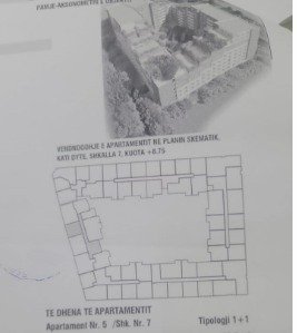 Tirane, shitet apartament 1+1 Kati 2, 65 m² 79.000 € (Mikel Maruli)