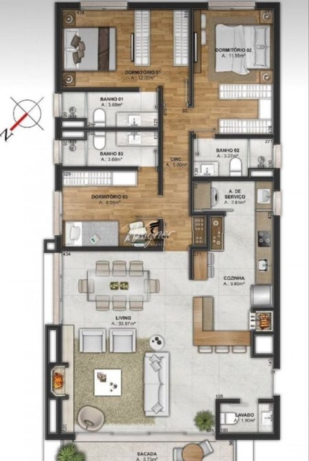 Tirane, jepet me qera apartament 2+1 Kati 2, 200 m² 450 € (YZBERISHT)