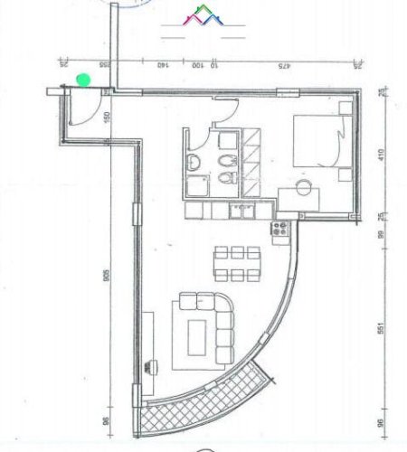 Tirane, shitet apartament 1+1 Kati 5, 76 m² 155.000 € (Zogi u Zi)
