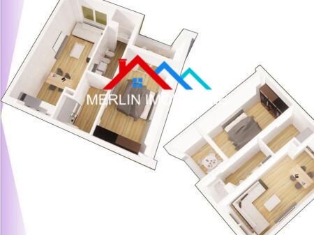 Tirane, shitet apartament 1+1 Kati 8, 63 m² 95.000 € (Laprake)