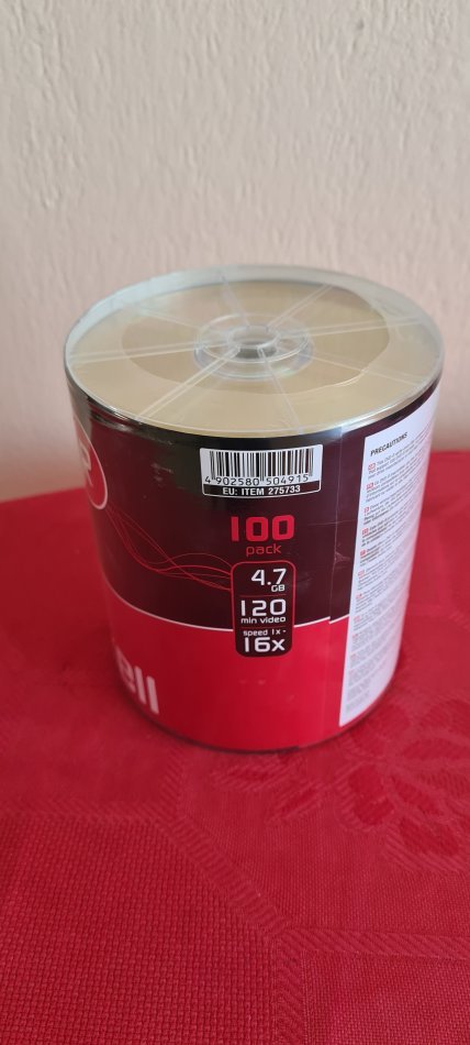 Tirane, shes DVD Recorder Shes pako dvd 100 cop, e Re, marka maxell, 50 euro