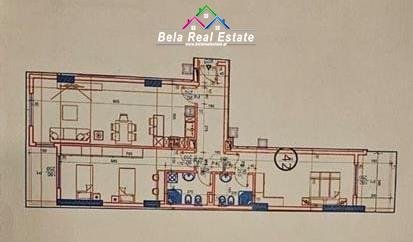 Tirane, shes apartament 2+1 Kati 5, 103 m² 128.000 € (bulevardi i ri)