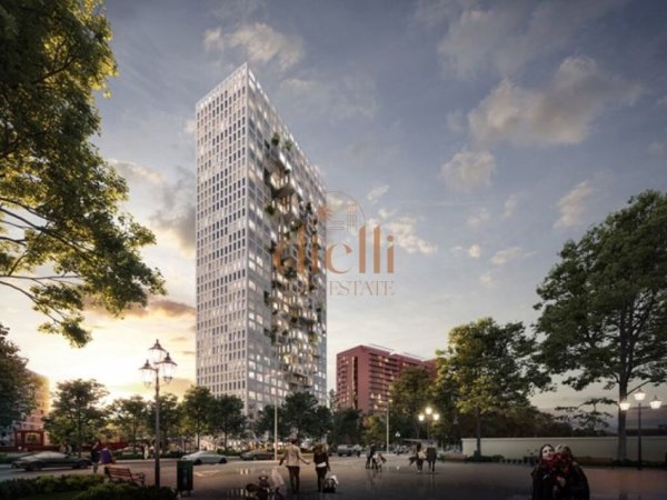 Tirane, shitet apartament 1+1+Ballkon Kati 19, 157 m² (DownTown One)