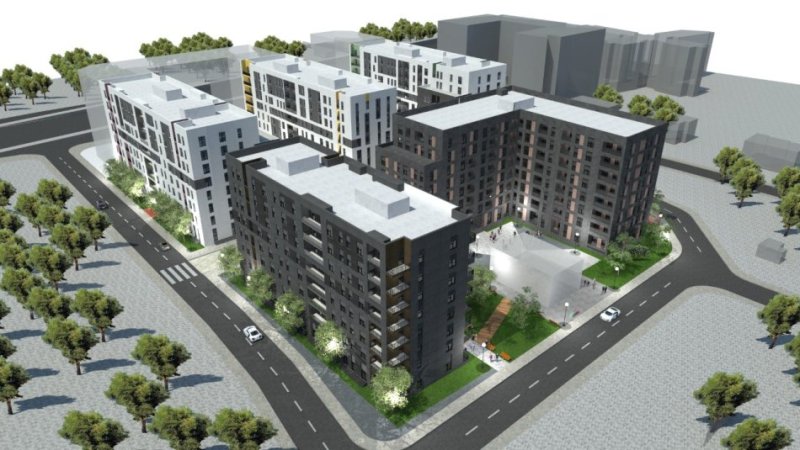 Tirane, shes apartament 1+1+Ballkon Kati 3, 60 m² 71.500 € (Casa Italia)