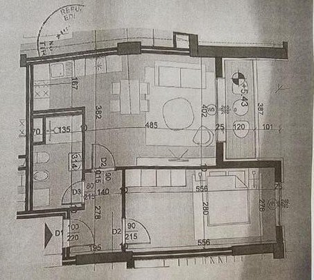Tirane, shitet apartament 1+1 Kati 3, 70 m² 95.000 € (Porcelan)