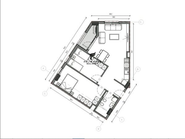 Tirane, shitet apartament 2+1 Kati 5, 93 m² 131.000 € (ALI DEMI)
