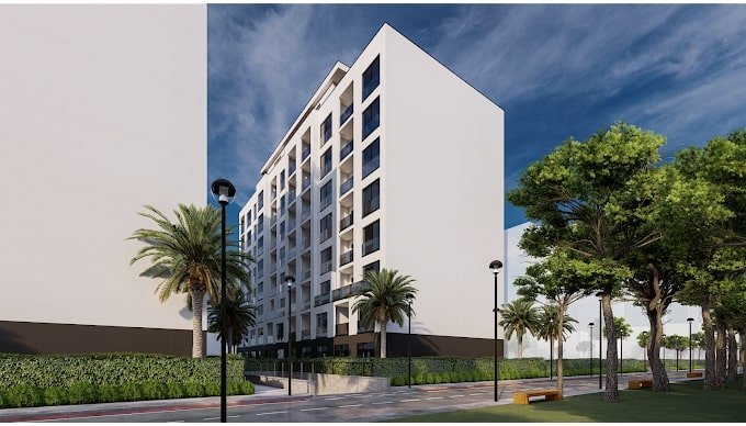 Golem, shitet apartament 1+1 Kati 6, 56 m² 72.850 € (Golem)
