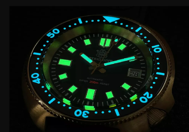 OKAZION ORA AUTOMATIKE 200M WTR SUPER LUMINOUS 140 MIJE SECILA NEW ON BOX