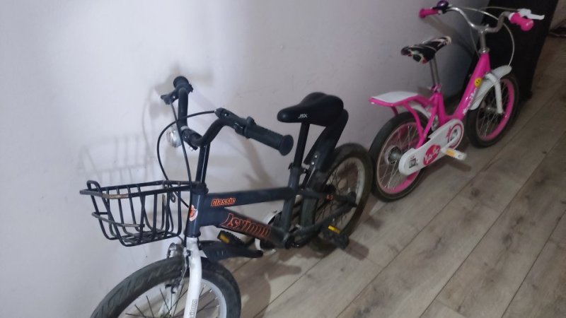 Shiten 2 bicikleta per femije, djem + vajza 8000 leke