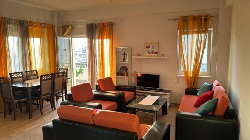 Tirane, jepet me qera apartament 2+1 Kati 5, 104 m² 500 € (fresku)