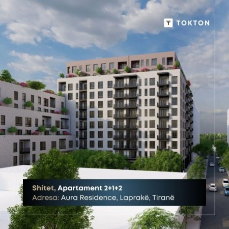 Tirane, shitet apartament 2+1 , 117 m² (Aura Residence, Rruga Dritan Hoxha, Laprakë, Tiranë) TT 1272