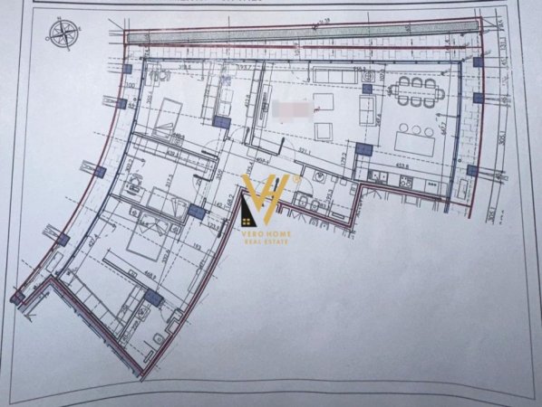 Tirane, shitet apartament 3+1+Ballkon Kati 12, 236 m² 607.000 € (LAKE VIEW)