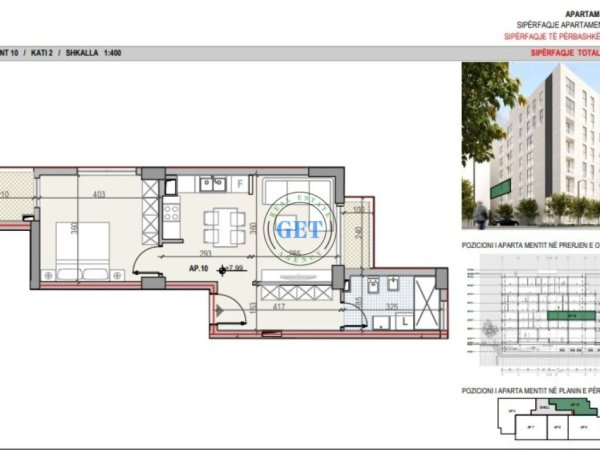 Durres, shitet apartament 1+1 Kati 2, 71 m² 85.200 € (NDERTIM I RI)
