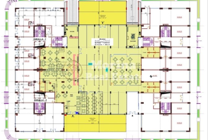 Tirane, shitet dyqan Kati 0, 1.272 m² 3.108.680 € (Kompleksi Malajzian)