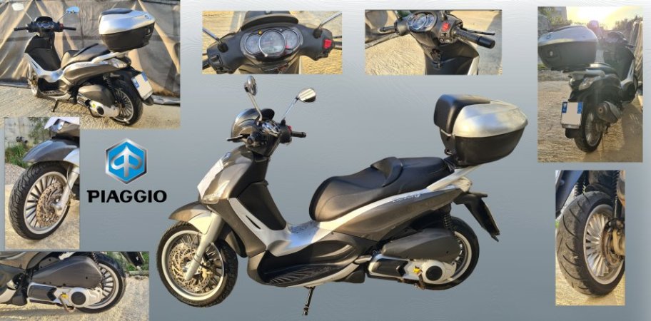 Tirane, shes Scooter Piaggio , gri e erret 68.700 km 3.000 €