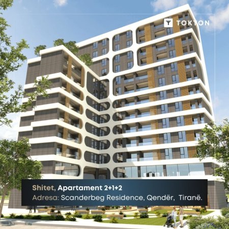 Tirane, shitet apartament 2+1 Kati 9, 109 m² 392.300 € (Scanderbeg Residence, Sheshi Skenënderbej, Tiranë, TT 1416)