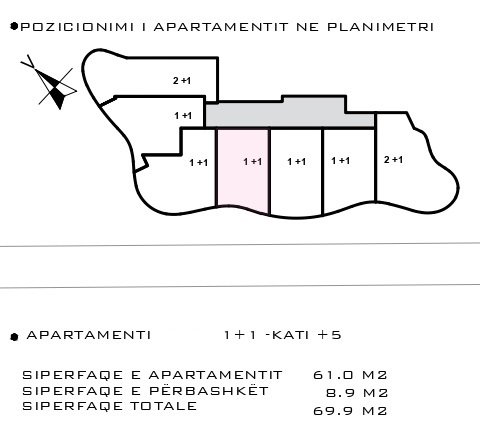 Shëngjin shitet banesë 1+1 me pamje nga deti, rana e hedhun