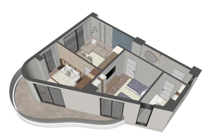 Shëngjin shitet apartament 2+1 me pamje nga deti, rana e hedhun