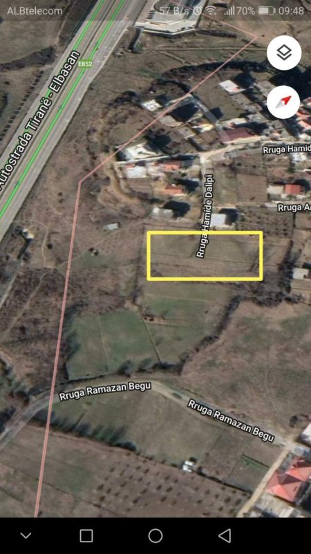 Tirane, shes truall 2.000 m² 250 Euro/m2 (Unaza e re për ne TEG)