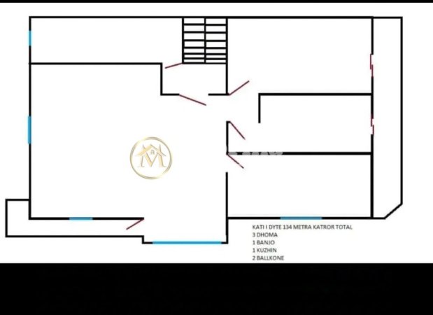 Tirane, jepet me qera shtepi 3+1 Kati 2, 121 m² 700 € (Bulevardi Migjeni)
