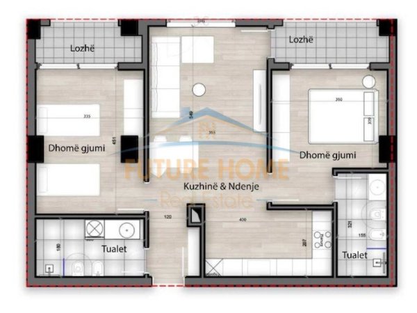 Tirane, shitet apartament 2+1 Kati 6, 115 m² 171.000 € (Splendor Residencë, TV KLAN)