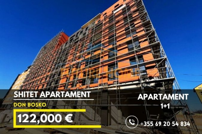 Tirane, shitet apartament 1+1 Kati 3, 66 m² 122.000 € (Don Bosko, pranë PRIMO RESIDENCE)
