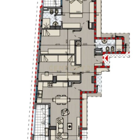 Tirane, shes apartament 3+1+Aneks+Ballkon Kati 2, 147 m² 257.000 € (Bulevardi i Ri)