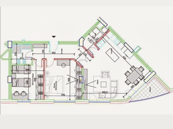 Tirane, shes apartament 2+1+Aneks+Ballkon Kati 3, 118 m² 307.000 € (Liqeni i Thate)