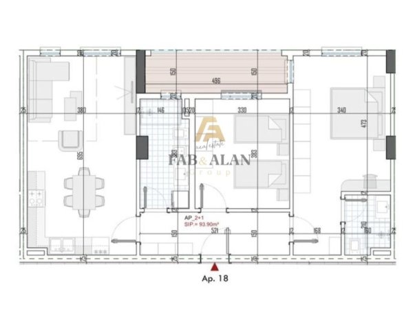 Tirane, shitet apartament 2+1+2 Kati 4, 110 m² 99.000 € (Kamez, Pajtoni Group)