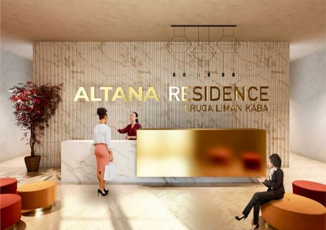 Altana Residence,shitet apartament 3+1+3 me 2 poste parkimi