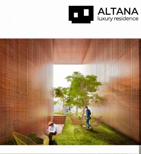 Altana Residence,shitet apartament 3+1+3 me 2 poste parkimi
