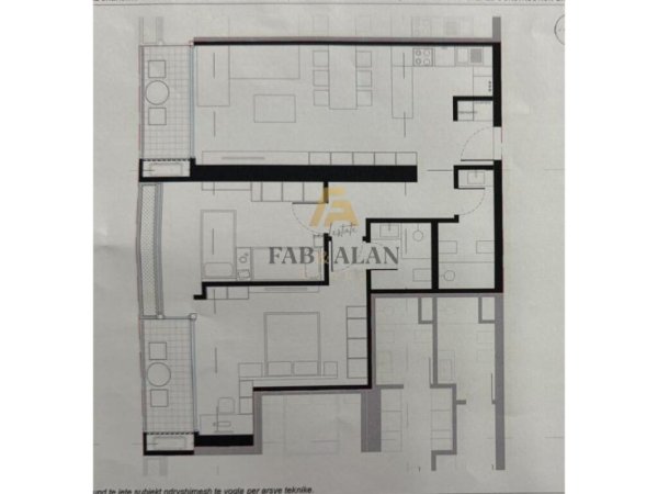 Tirane, shitet apartament 2+1+2 Kati 4, 126 m² 227.500 € (Zogu i Zi, rruga Dritan Hoxha)
