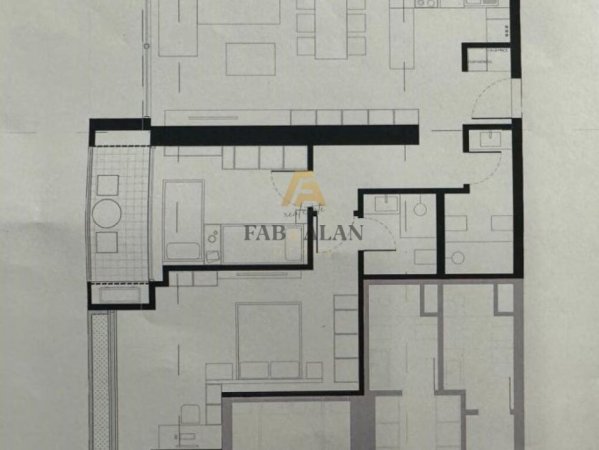 Tirane, shitet apartament 2+1+2 Kati 3, 121 m² 218.500 € (Zogu i Zi, Rruga Dritan Hoxha)