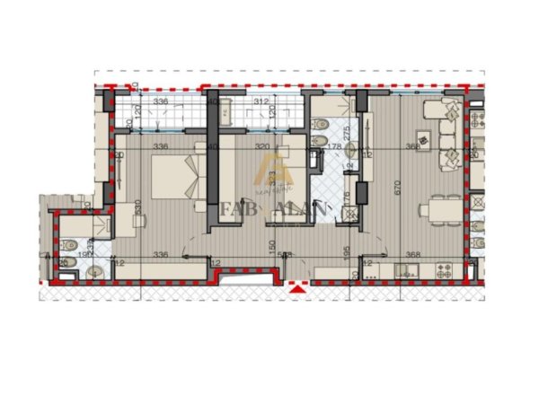 Tirane, shitet apartament 2+1+2 Kati 4, 113 m² 198.000 € (Bulevardi i Ri,)