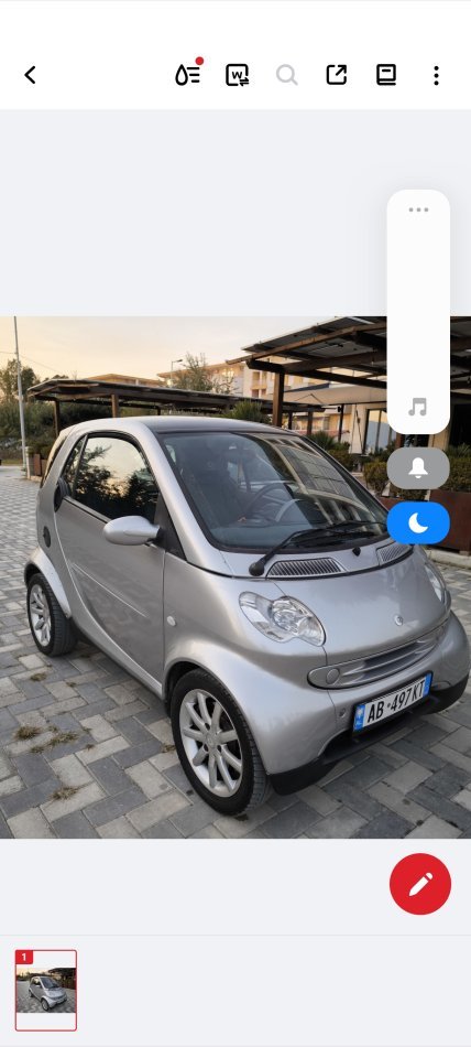 Vlore, shes makine Smart Passion Benzin, gri metalizato automatik Kondicioner 170.000 km 2.300 €