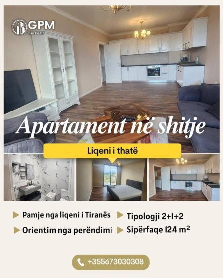 Tirane, shitet apartament 2+1 Kati 3, 124 m² 275.000 € (liqeni i thate)