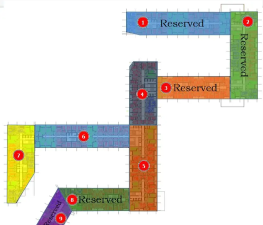 Tirane, shes apartament 2+1 Kati 3, 92 m² (Riverside Residence)