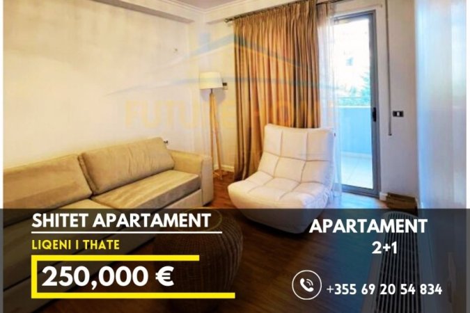 Tirane, shitet apartament 2+1 Kati 2, 116 m² 250.000 € (Liqeni i Thate)