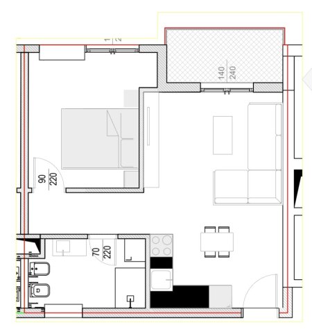 Tirane, shes 1+1 , 62 m² 92.000 € (5 Maji)