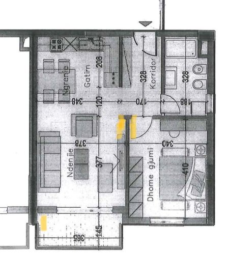 Tirane, shes apartament 1+1+Ballkon Kati 5, 77 m² 135.000 € (Green City Astir)