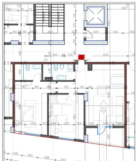 Tirane, shes apartament 2+1 Kati 2, 109 m² 96.500 € (KAMEZ)
